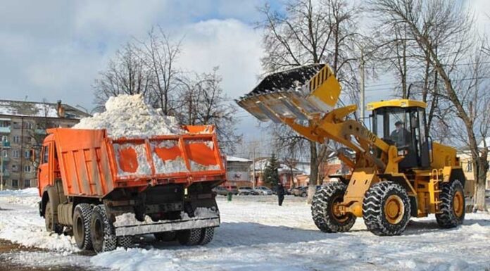 Вывоз снега с погрузкой
