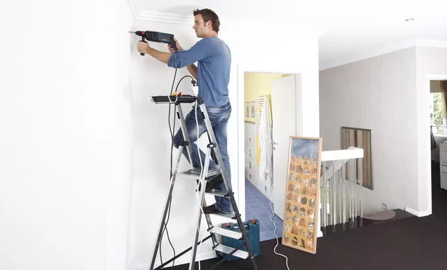 Использование стремянки в доме