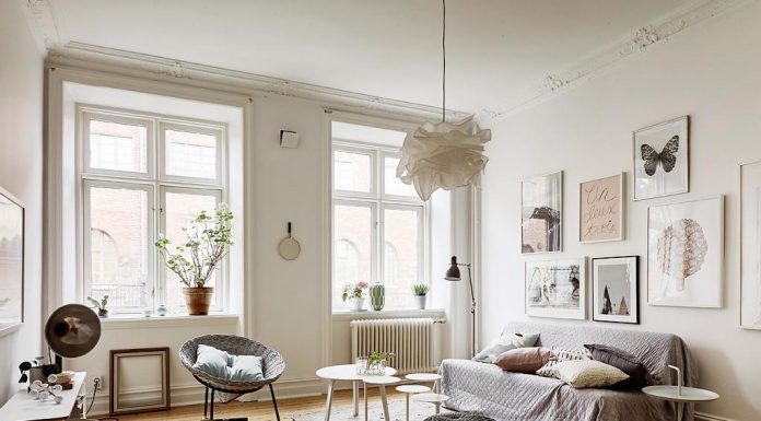 Как грамотно сочетать мебель и обои для стен