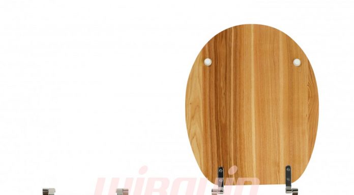 Гигиеничное, удобное, прочное деревянное сиденье для унитаза WIRQUIN