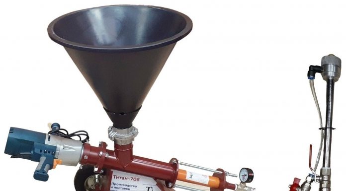 Насос для штукатурки стен: из чего состоит, когда необходим, как работает