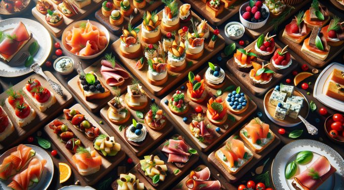 Канапе: понятие, зачем нужно и особенности доставки