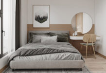 Красота, теплота и простота модной спальни в стиле джапанди