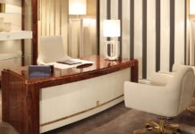 Особенности организации рабочего кабинета с помощью итальянской мебели