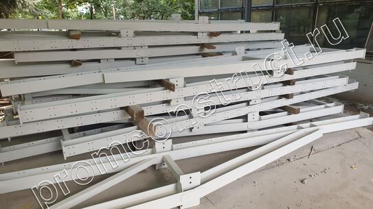 Металлический каркас здания промышленного назначения — высокая прочность при больших нагрузках