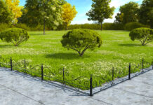 Эстетика и практичность газонных пешеходных ограждений