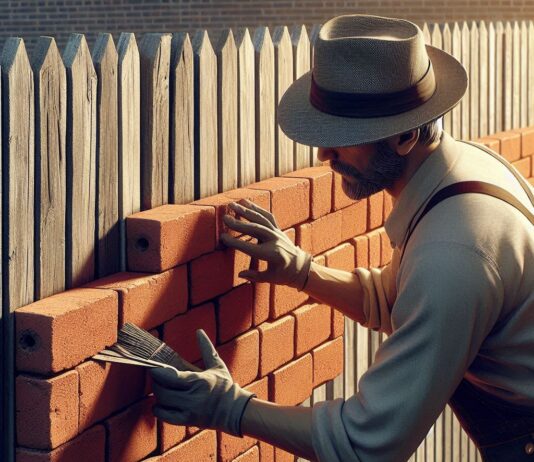 Отделка забора клинкерным кирпичом: практично, стильно и надежно